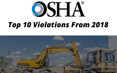 2018 OSHA Top 10 Violations List Released