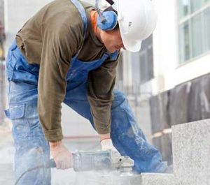Employee Working With Silica Dust - silica standard to get more strict