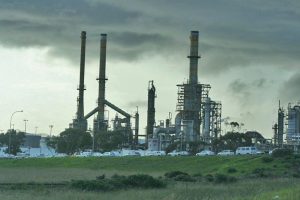 Hydrofluoric acid can be released during refinery explosions